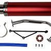 Sistema de Escape de Repuesto RedCap para Scooter Moped GY6