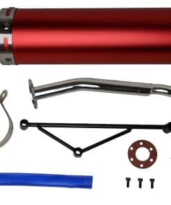 Sistema de Escape de Repuesto RedCap para Scooter Moped GY6