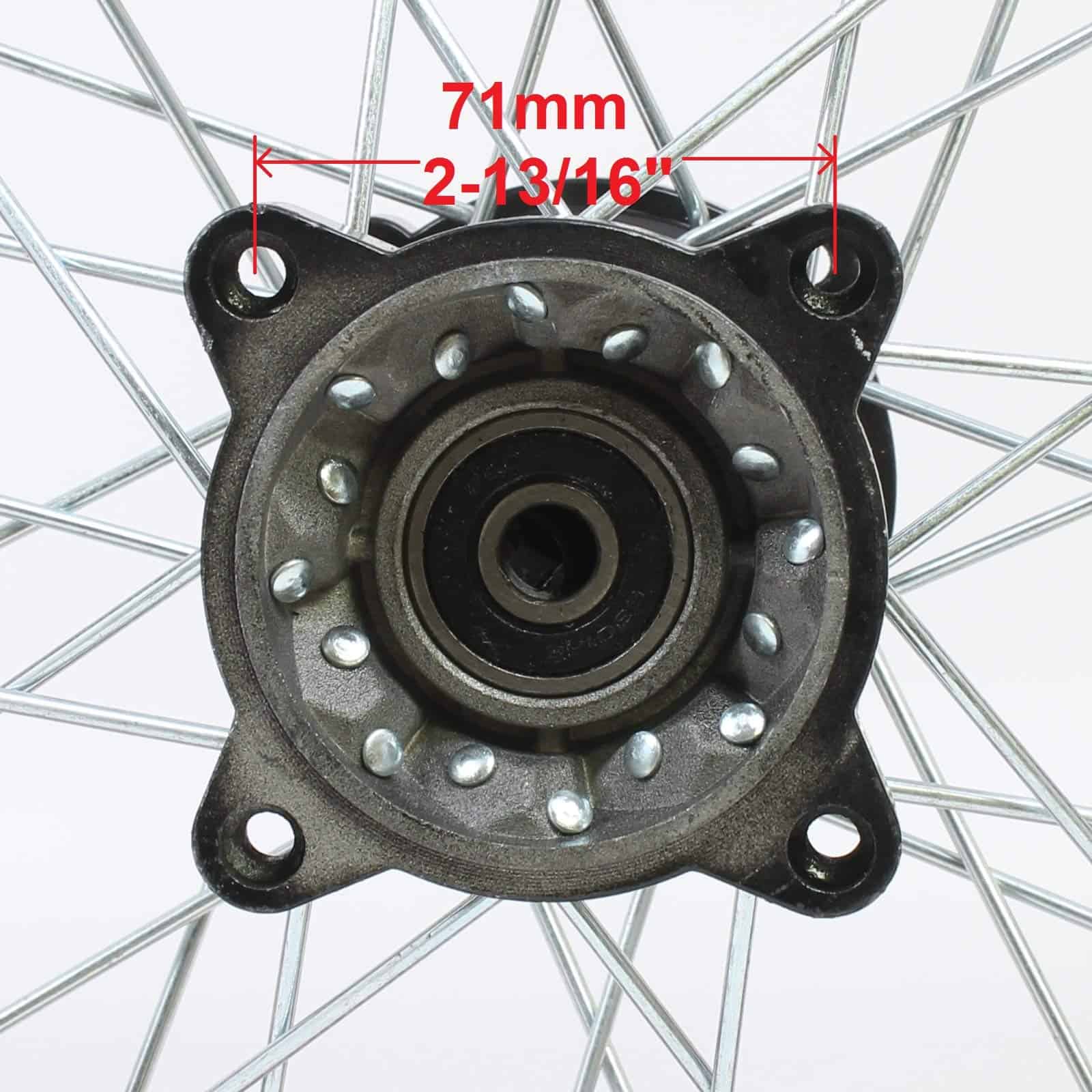 Rueda Trasera de Acero con Disco de Freno Apollo SSR 50cc - Imagen 3