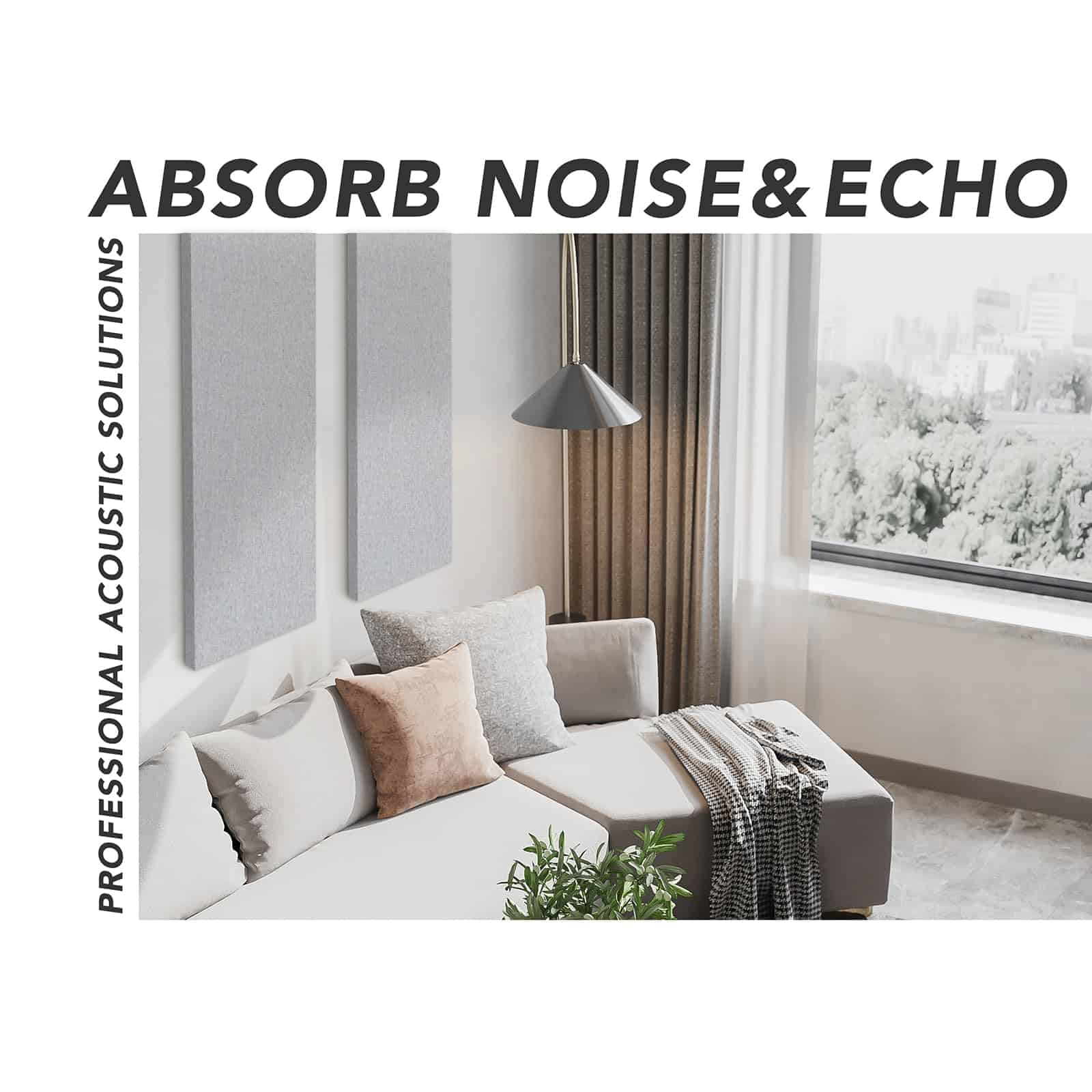 Paneles Acústicos de Tela Olanglab, Paquete de 2 - Imagen 7