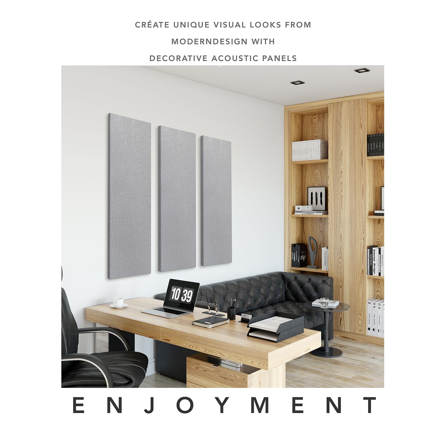 Paneles Acústicos Olanglab, 2 Pack 36''x12'' Paneles de - Imagen 7