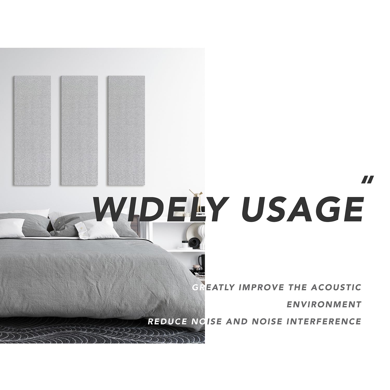 Paneles Acústicos Olanglab, 2 Pack 36''x12'' Paneles de - Imagen 5