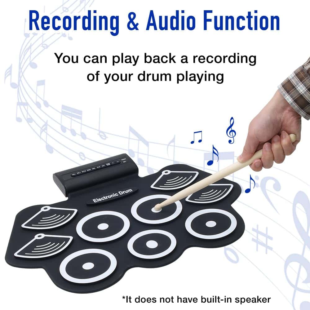 Set de Batería Electrónica de 9 Pads con Altavoz - Imagen 5