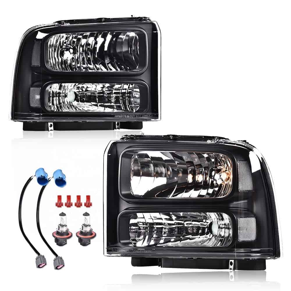 Faros Delanteros Compatibles con Ford F250 F350 F450 F550