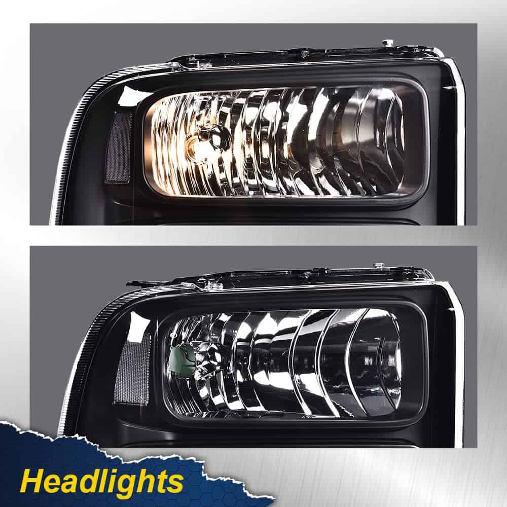 Faros Delanteros Compatibles con Ford F250 F350 F450 F550 - Imagen 9