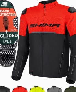 Chamarra de Moto SHIMA DRIFT para -Roja