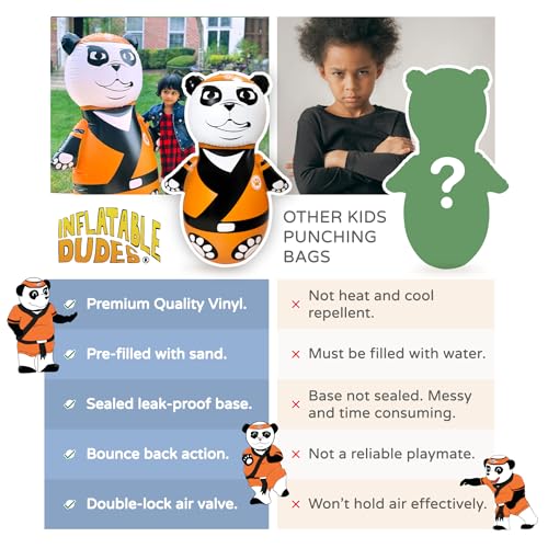 INFLATABLE DUDES Panda 47 Pulgadas - Saco de Boxeo para - Imagen 5
