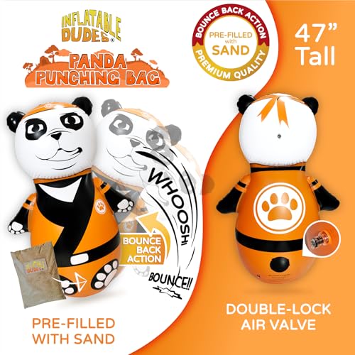 INFLATABLE DUDES Panda 47 Pulgadas - Saco de Boxeo para - Imagen 6