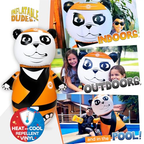 INFLATABLE DUDES Panda 47 Pulgadas - Saco de Boxeo para - Imagen 3