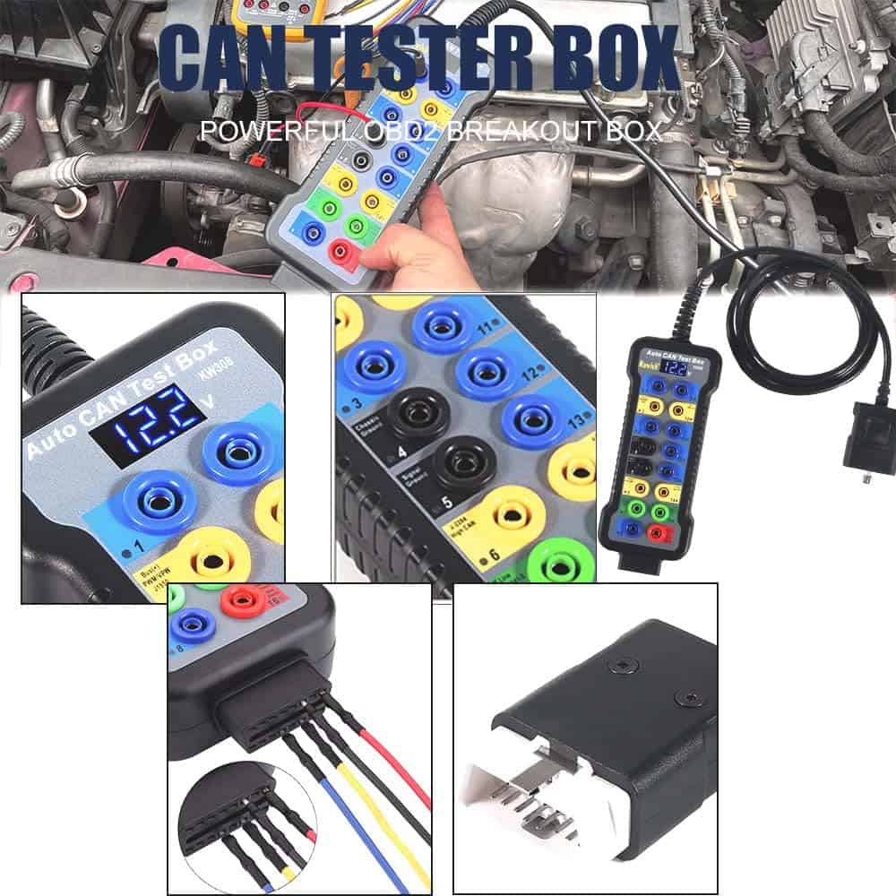 luumeiy Caja de Desconexión OBD2 con Poderoso Detector de - Imagen 4