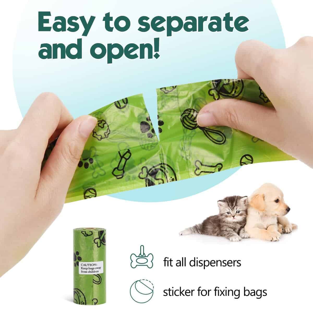TVOOD Bolsas para Perros (720 Unidades), Bolsas a Prueba de - Imagen 3