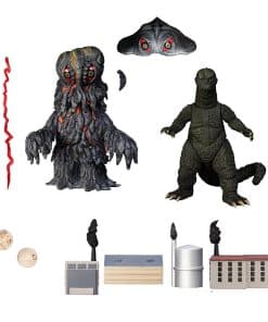 Set de caja Godzilla vs Hedorah de 5 Points XL de Mezco
