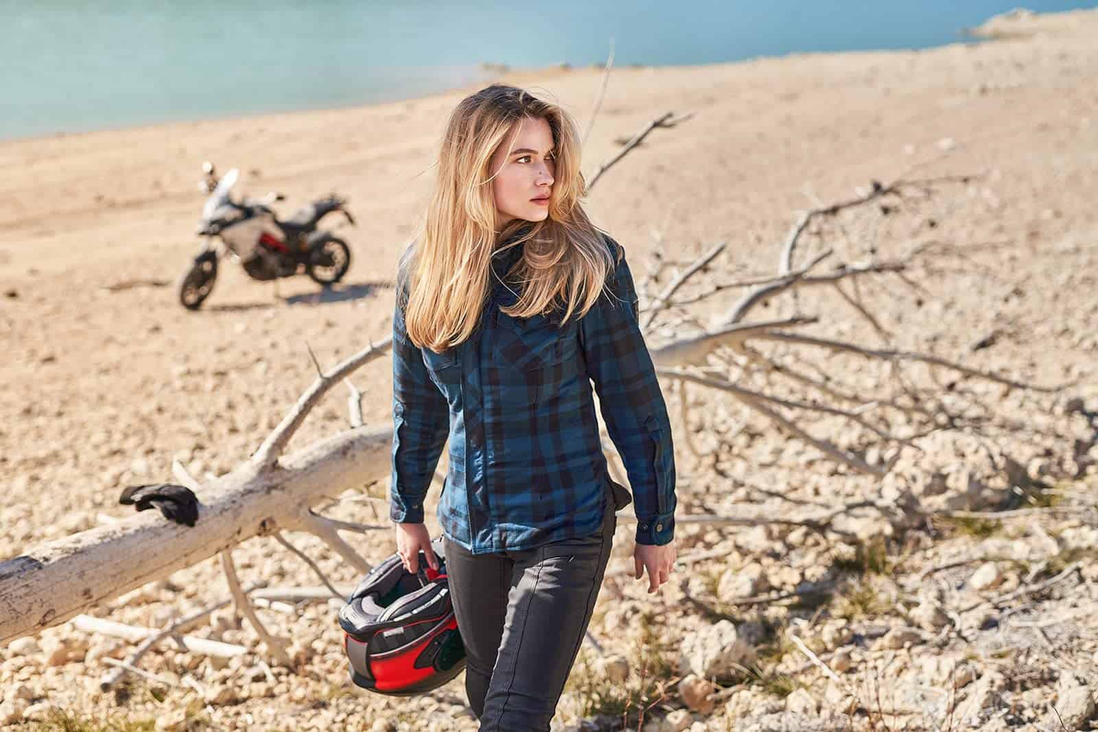 Camiseta de moto SHIMA RENEGADE LADY 2 para mujer - - Imagen 6