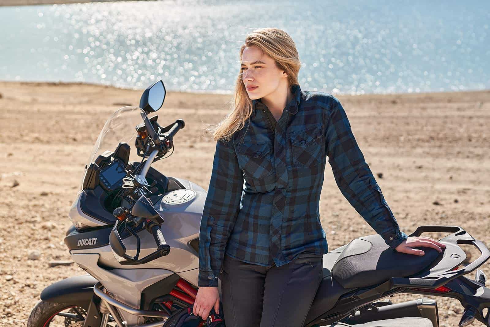 Camiseta de moto SHIMA RENEGADE LADY 2 para mujer - - Imagen 7