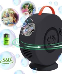 Máquina de Burbujas para Niños y Bebés, -Negro