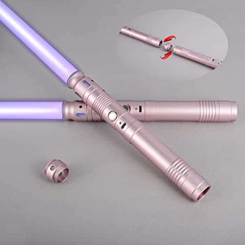 Lukidy 2Pack Lightsaber Metal Hilt 12 Colores Cambiables, - Imagen 3