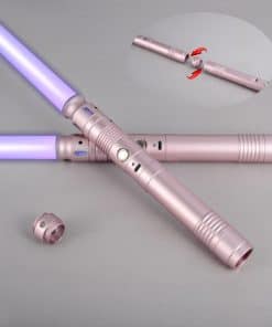 Lukidy 2Pack Lightsaber Metal Hilt 12 Colores Cambiables,