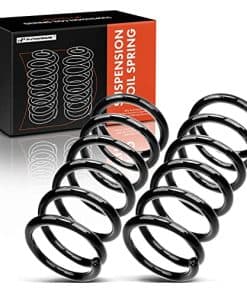 Conjunto de 2 resortes de suspensión trasera izquierda y