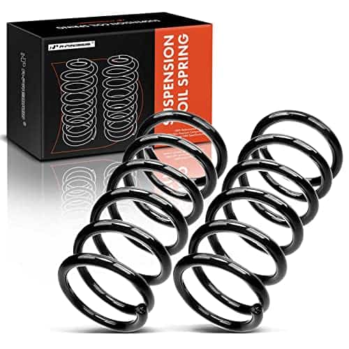 Conjunto de 2 resortes de suspensión trasera izquierda y