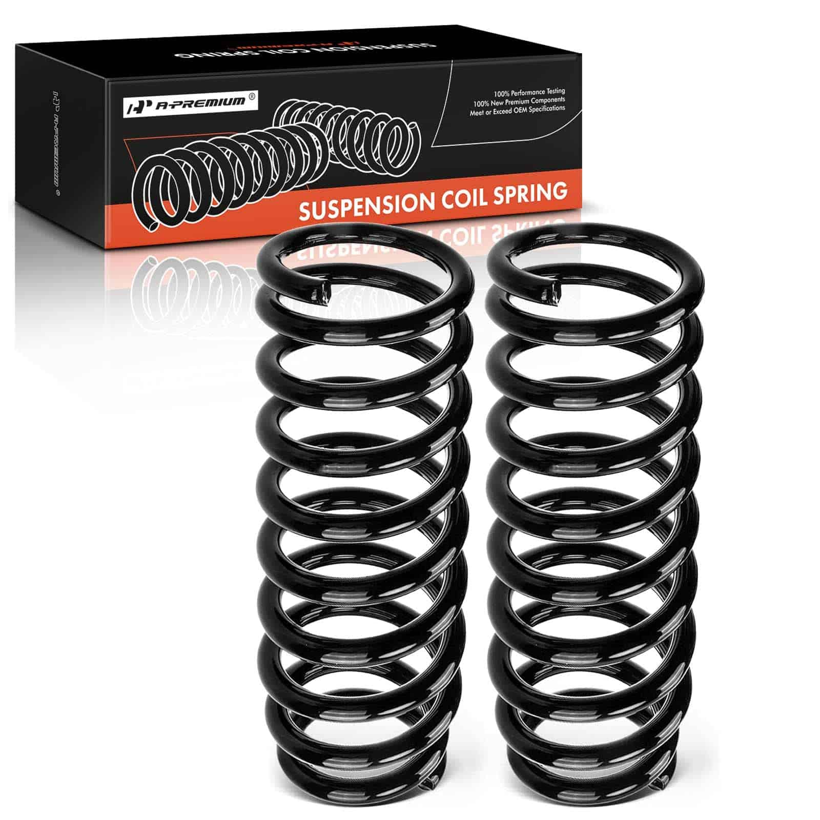 Conjunto de 2 Resortes de Suspensión Trasera A-Premium