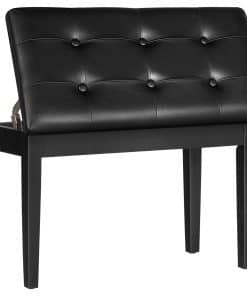 Banqueta de Piano HOOBRO con Cojín Acolchado y