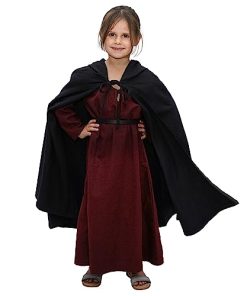 Mythrojan Capa de Lona Medieval para Aventureros con Capa