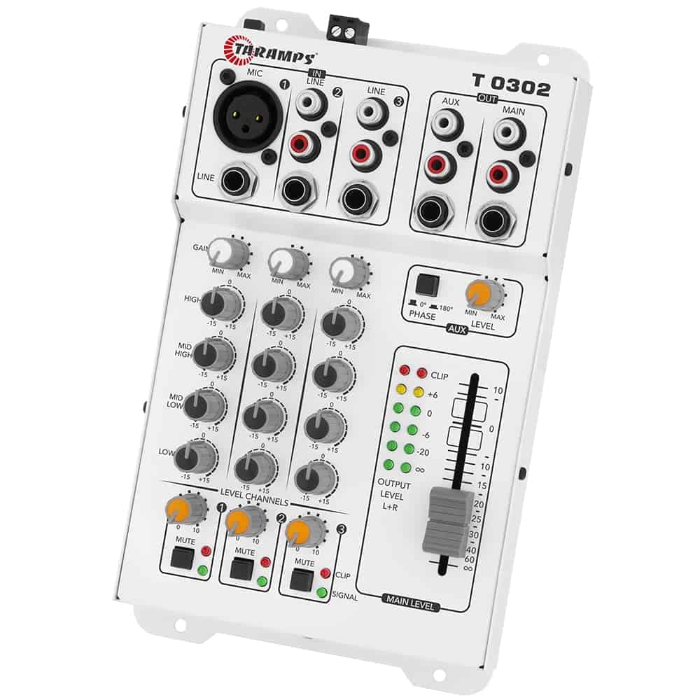 Mezclador de Audio Profesional Taramps T 0302 4-Banda - Imagen 4