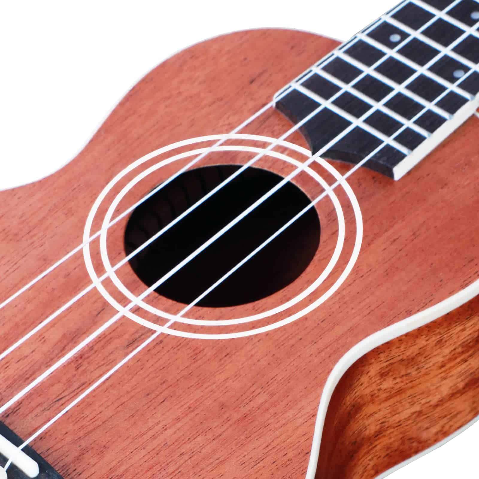 Ukulele Soprano GMX Color Natural de Caoba Ukelele para - Imagen 7