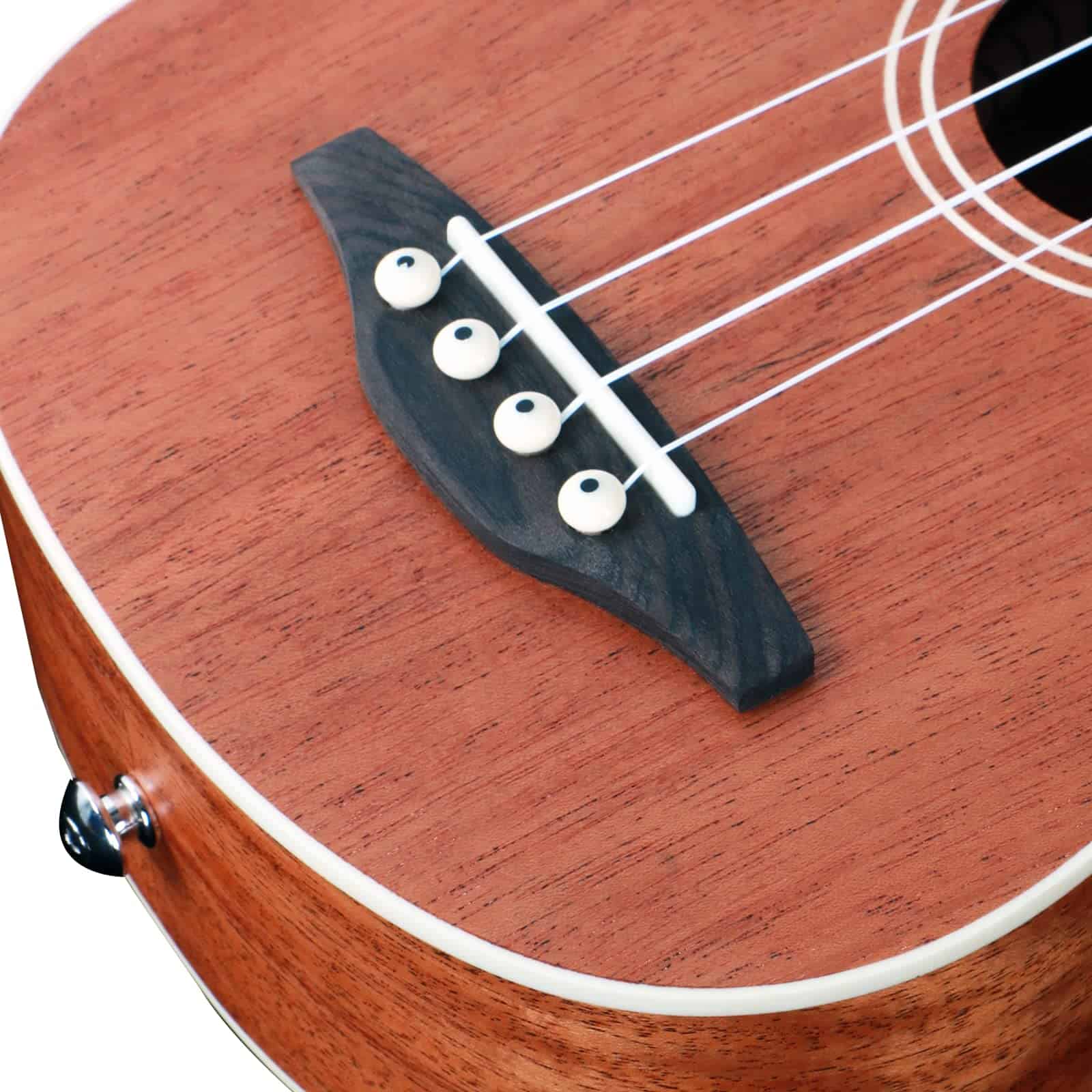 Ukulele Soprano GMX Color Natural de Caoba Ukelele para - Imagen 6