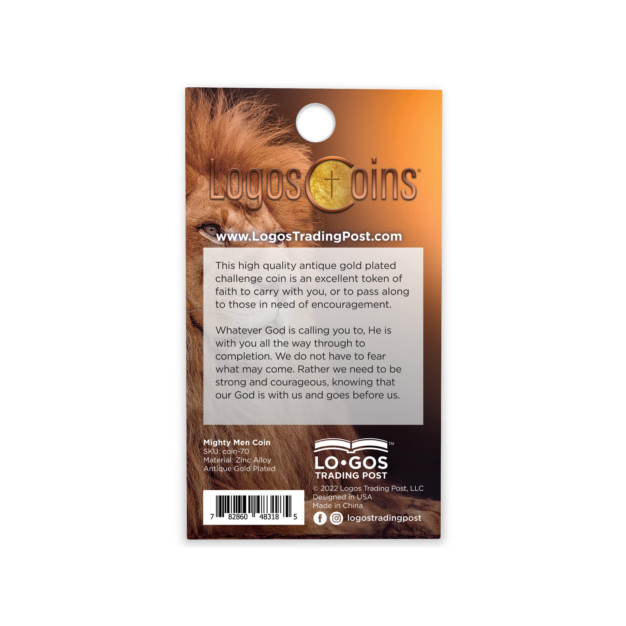 Moneda del Desafío del León Fuerte y Valiente, Paquete a - Imagen 8