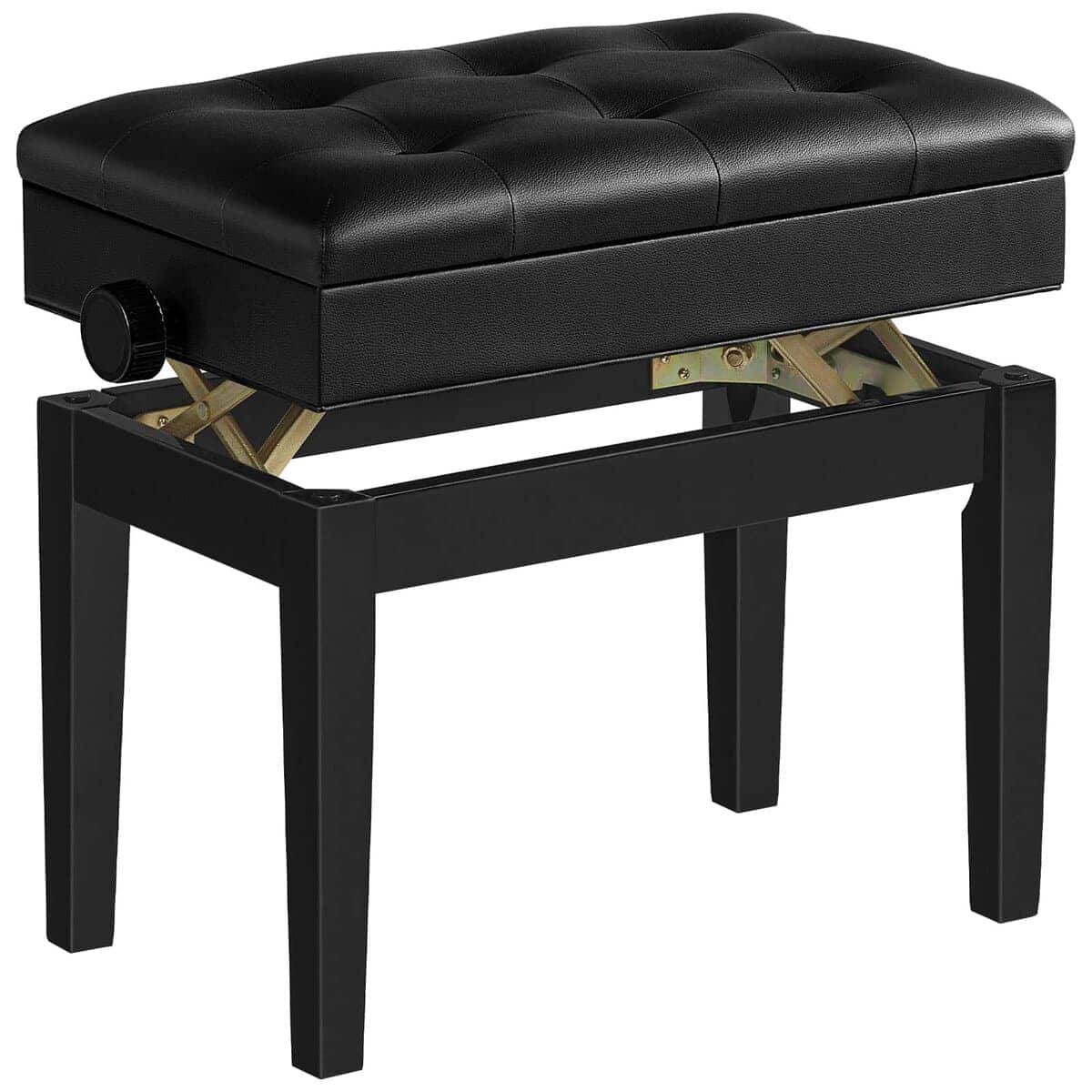 HOOBRO Banco de Piano Ajustable con Cojín Acolchado y