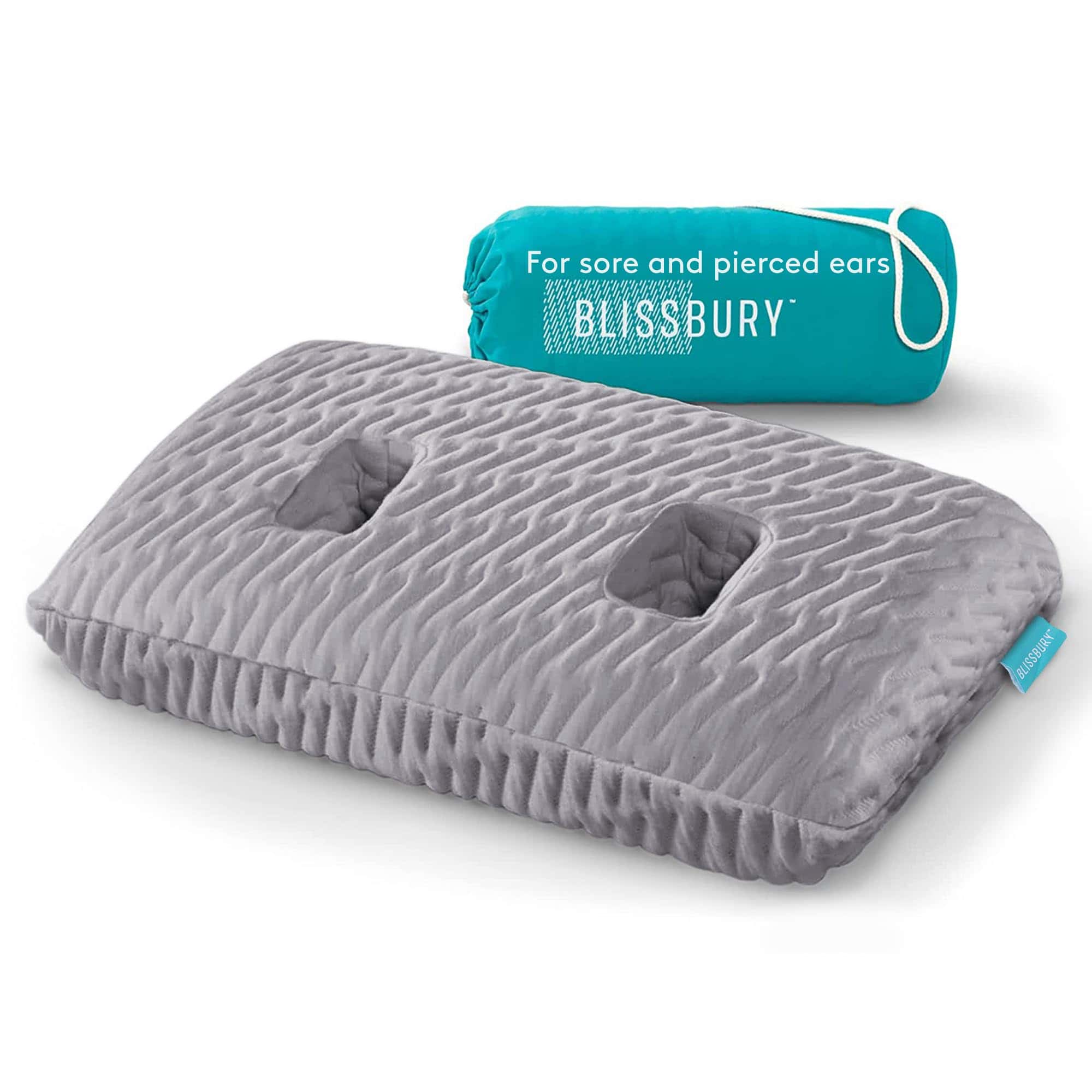 Almohada para orejas BLISSBURY con Agujero para Dormir con