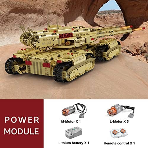 Mould King 20011 Technology MOC Tanque de Bloques de - Imagen 6