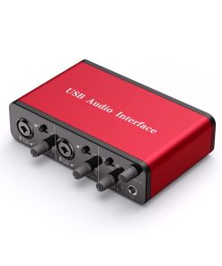 Interfaz de Audio USB-C con Preamplificadores de Micrófono