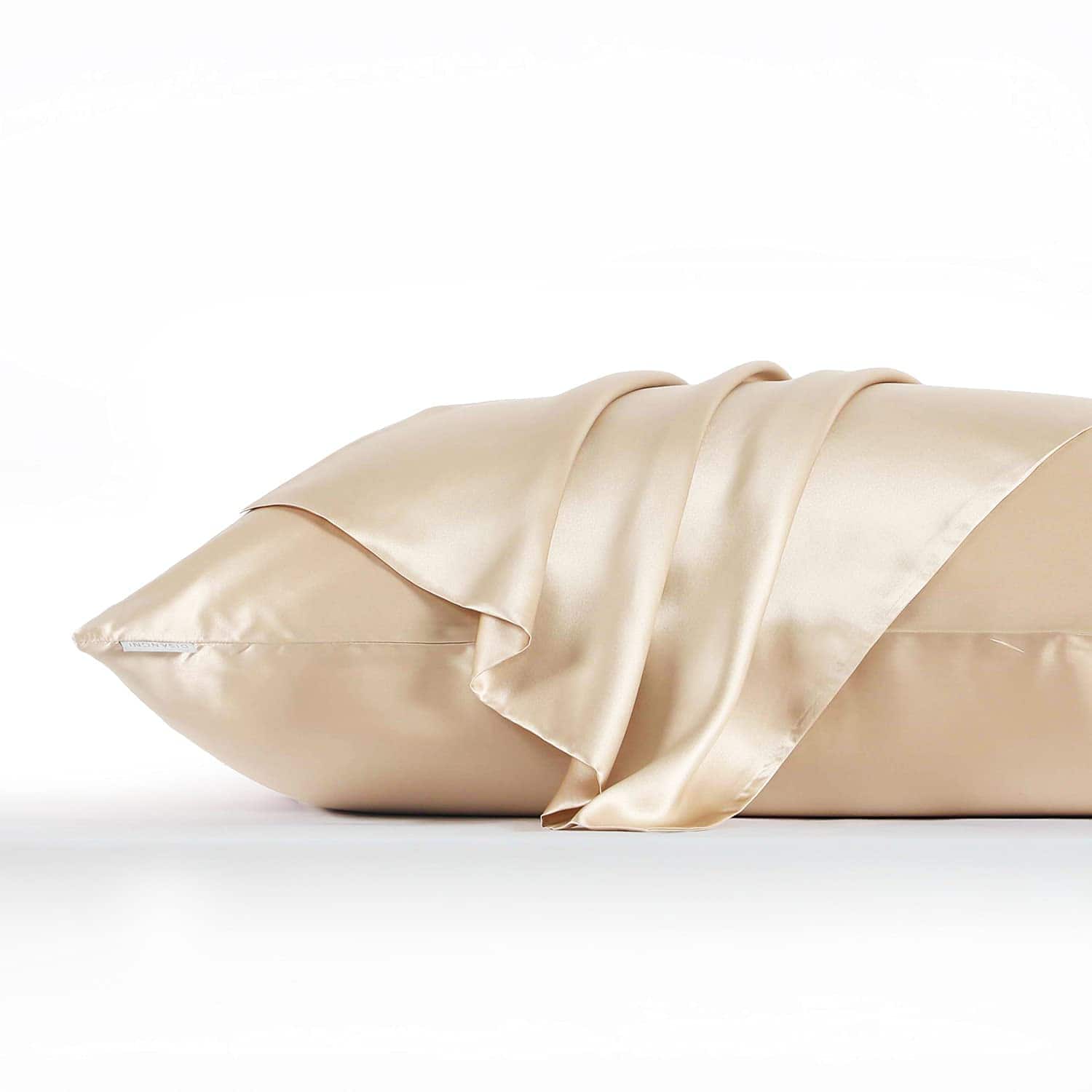 Funda de almohada de seda 100% natural para el -Dorado - Imagen 7