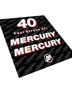 Conjunto de Calcomanías de Repuesto para Mercury 40 Four