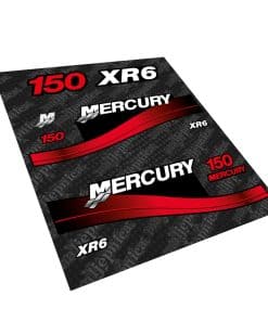 Calcomanía de repuesto de 411 Decals para Mercury 150 XR6