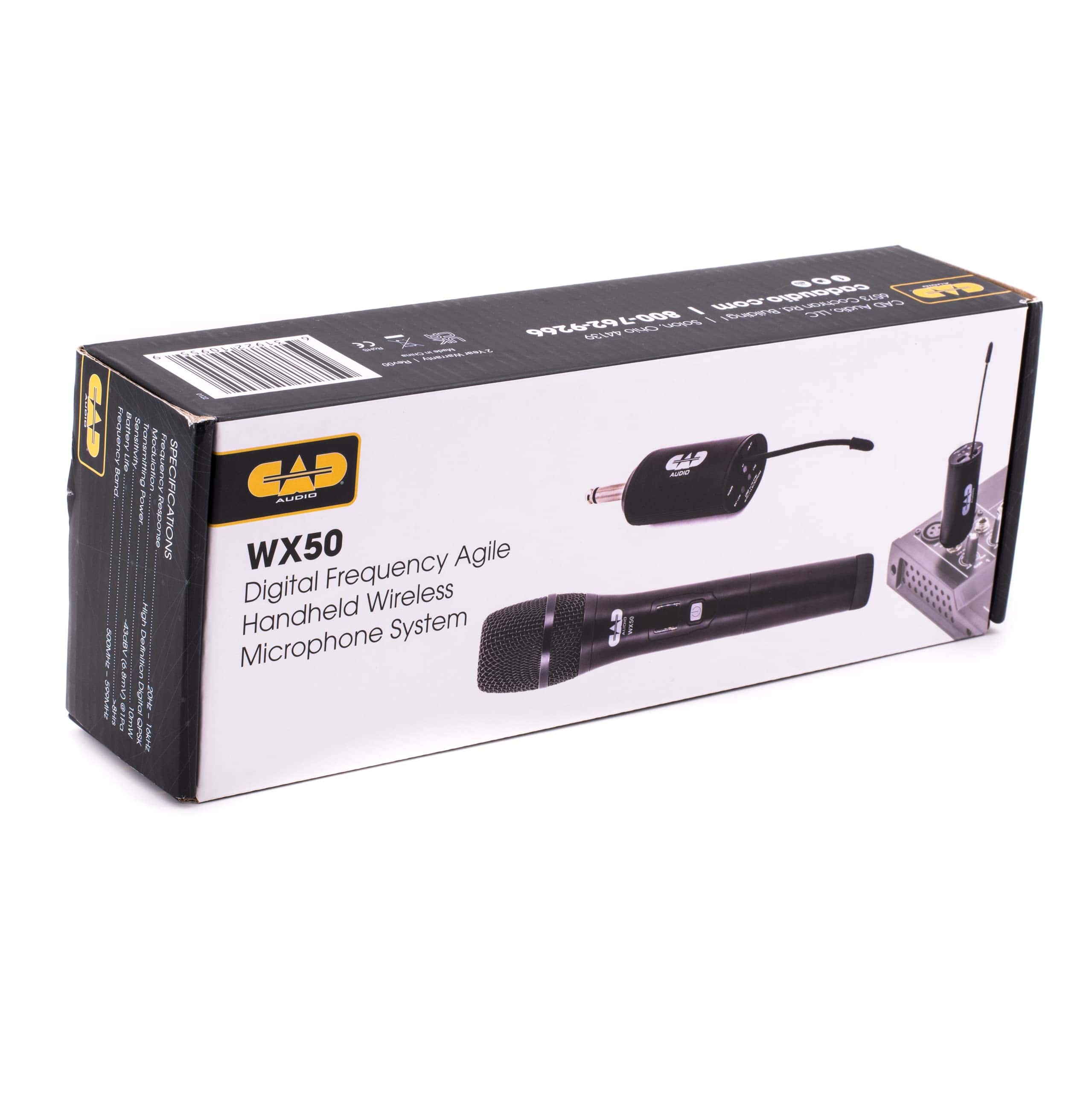 CAD Audio WX50 Sistema Inalámbrico de Mano UHF de Canal - Imagen 7