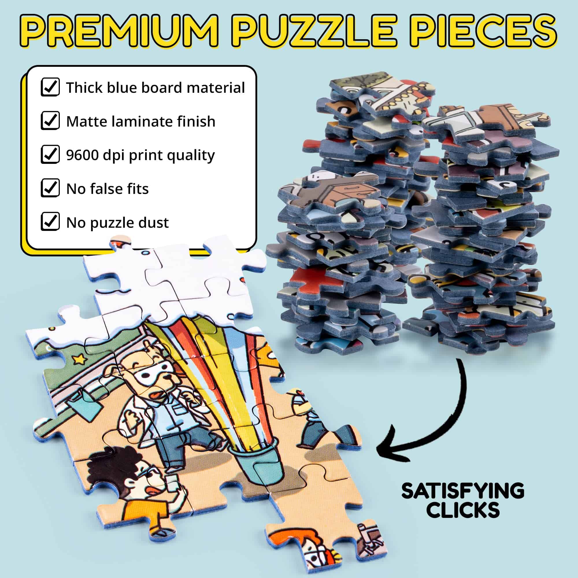 Rompecabezas Misterioso Odd Pieces-1,000 Piezas Puzzle - Imagen 6