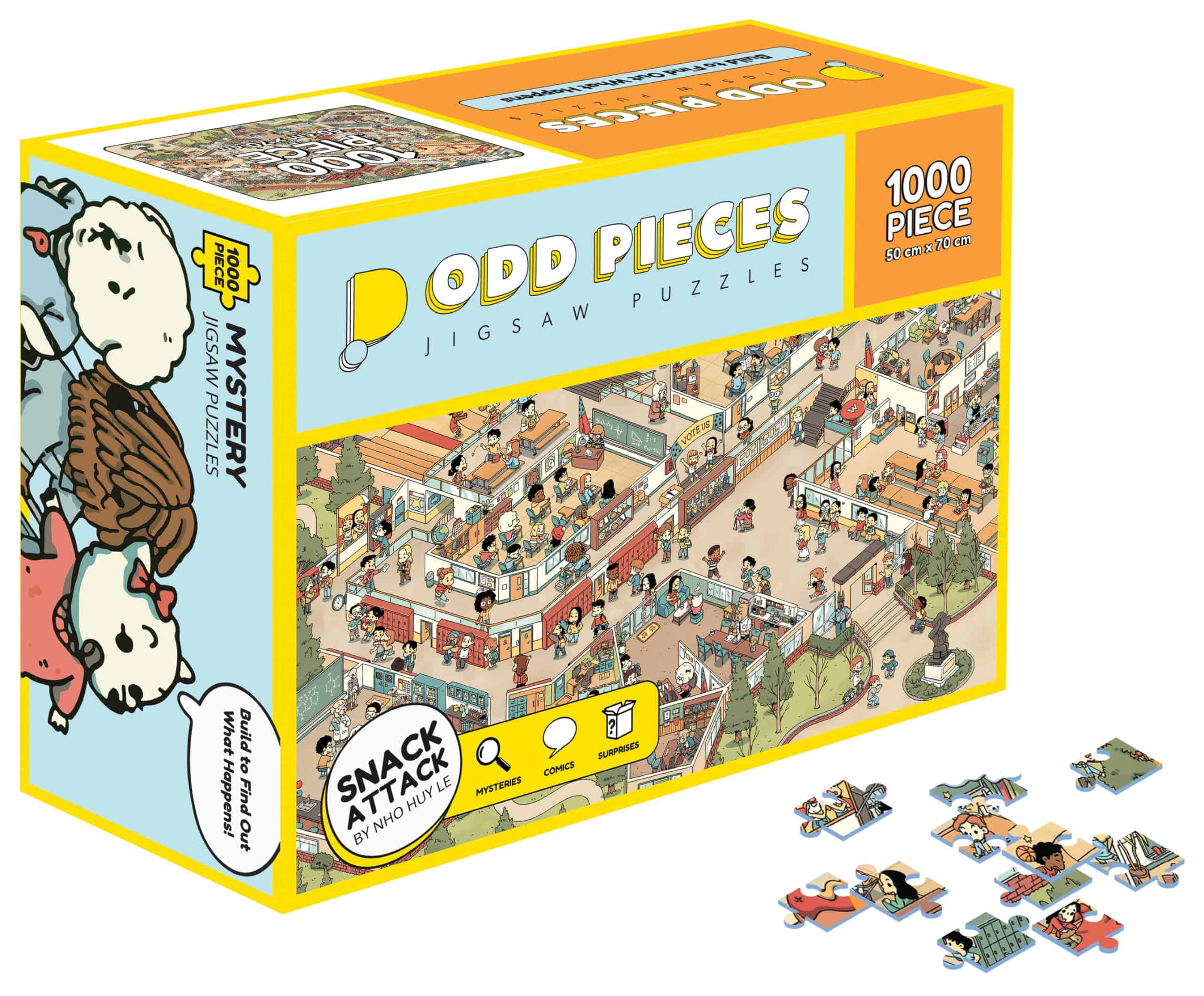 Rompecabezas Misterioso Odd Pieces-1,000 Piezas Puzzle