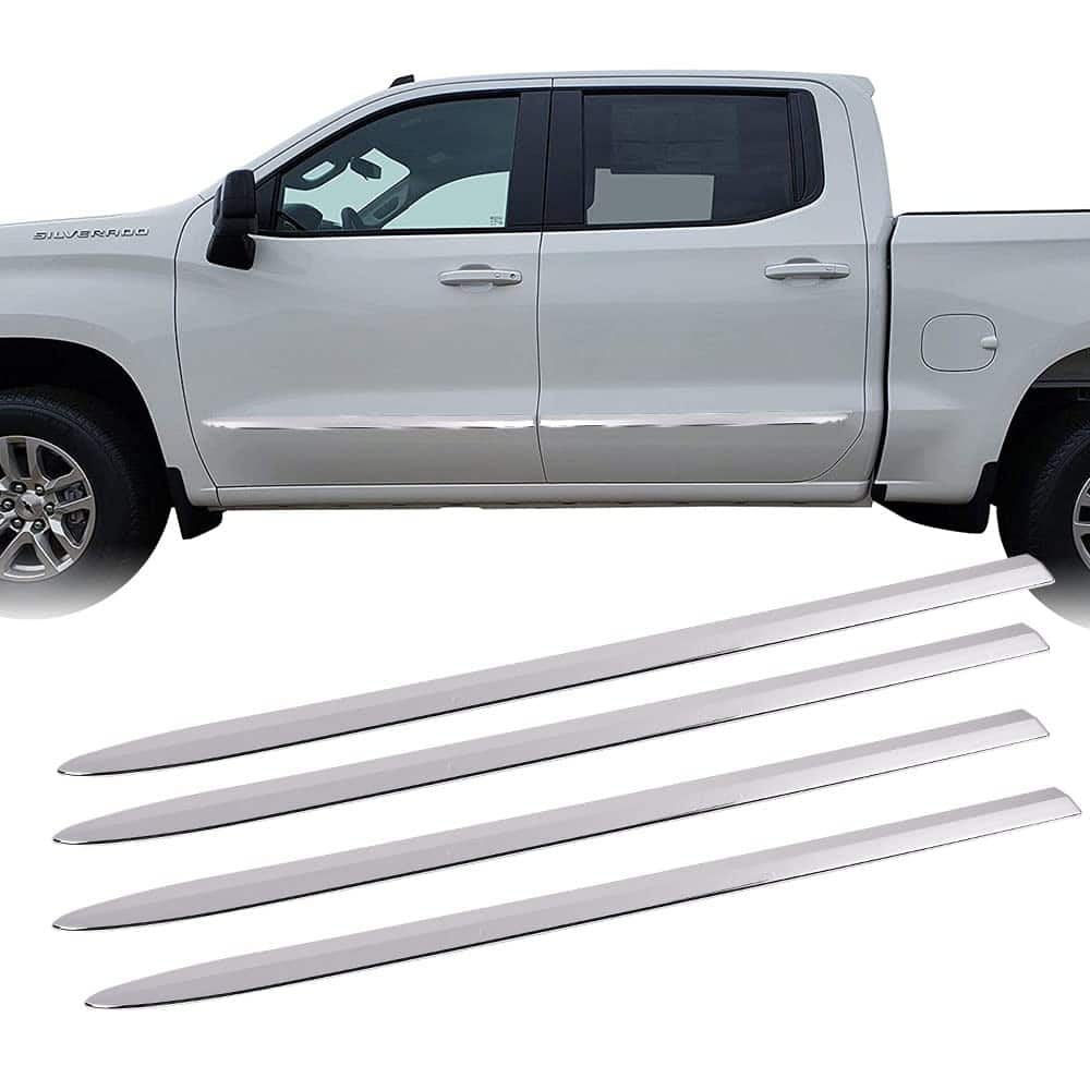 Moldura Lateral PIT66, Compatible con Chevy Silverado 1500