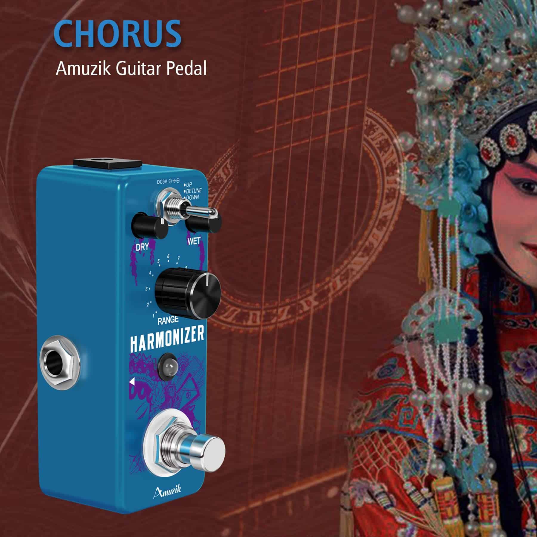 Pedal de Efecto Armonizador Amuzik Octavador Pedal de - Imagen 7