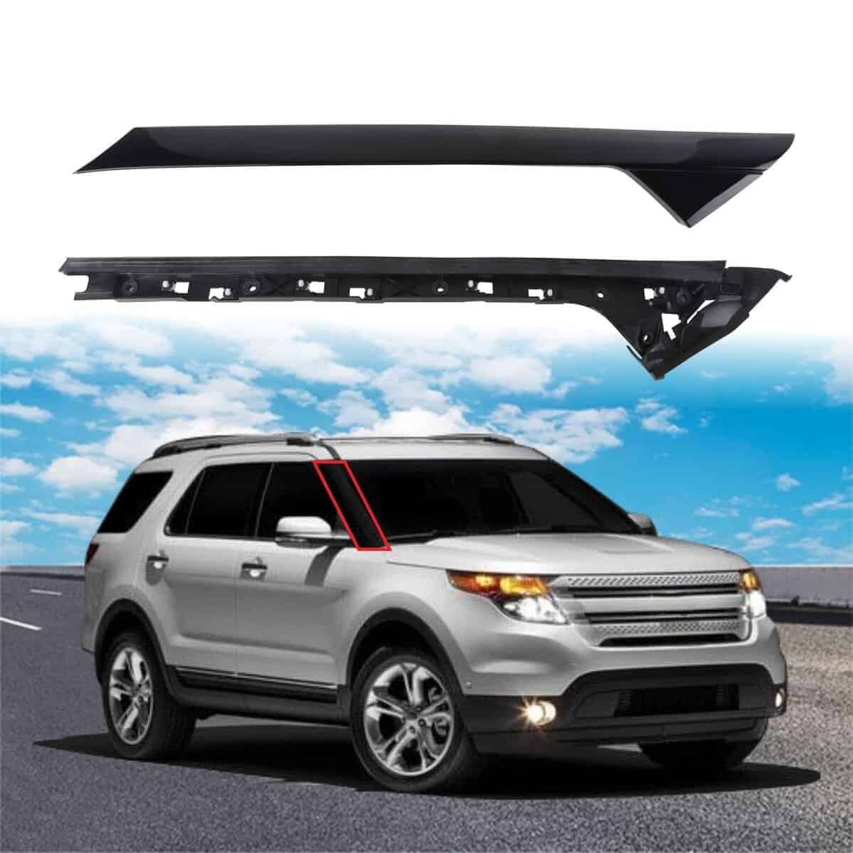 Moldura del Pilar A delantero con cinta lateral para