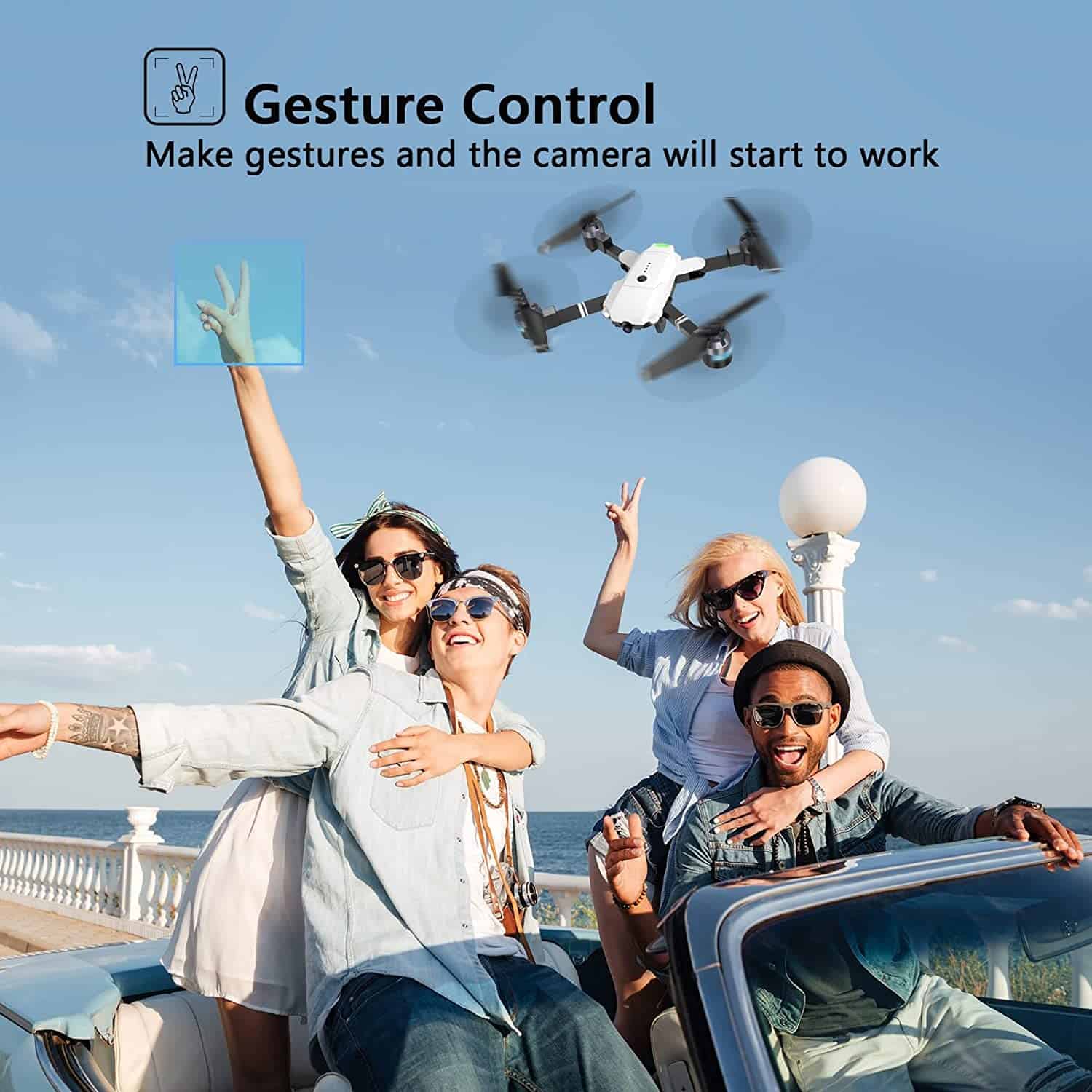 Drones ATTOP con Cámara para Adultos - Drone FPV 1080P con - Imagen 10