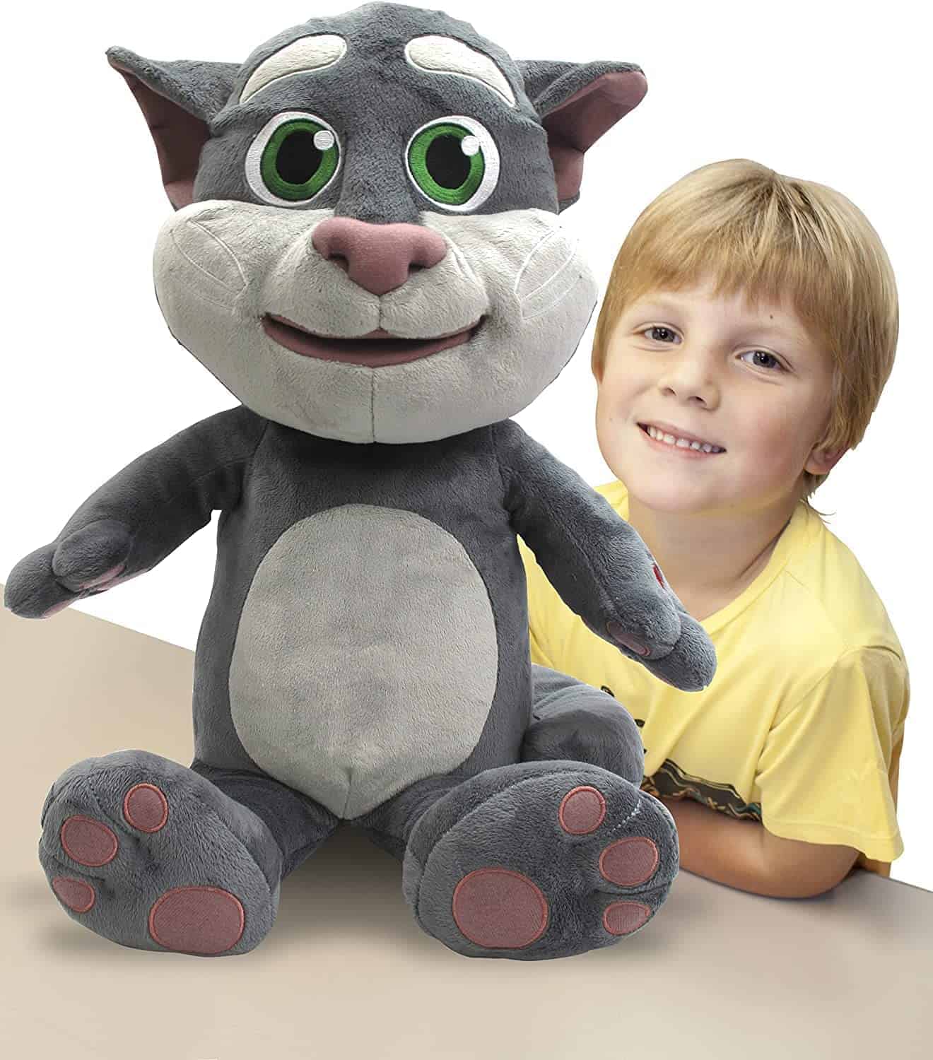 Peluche de 55 cm de Talking Tom y amigos oficial, King Tom, - Imagen 4