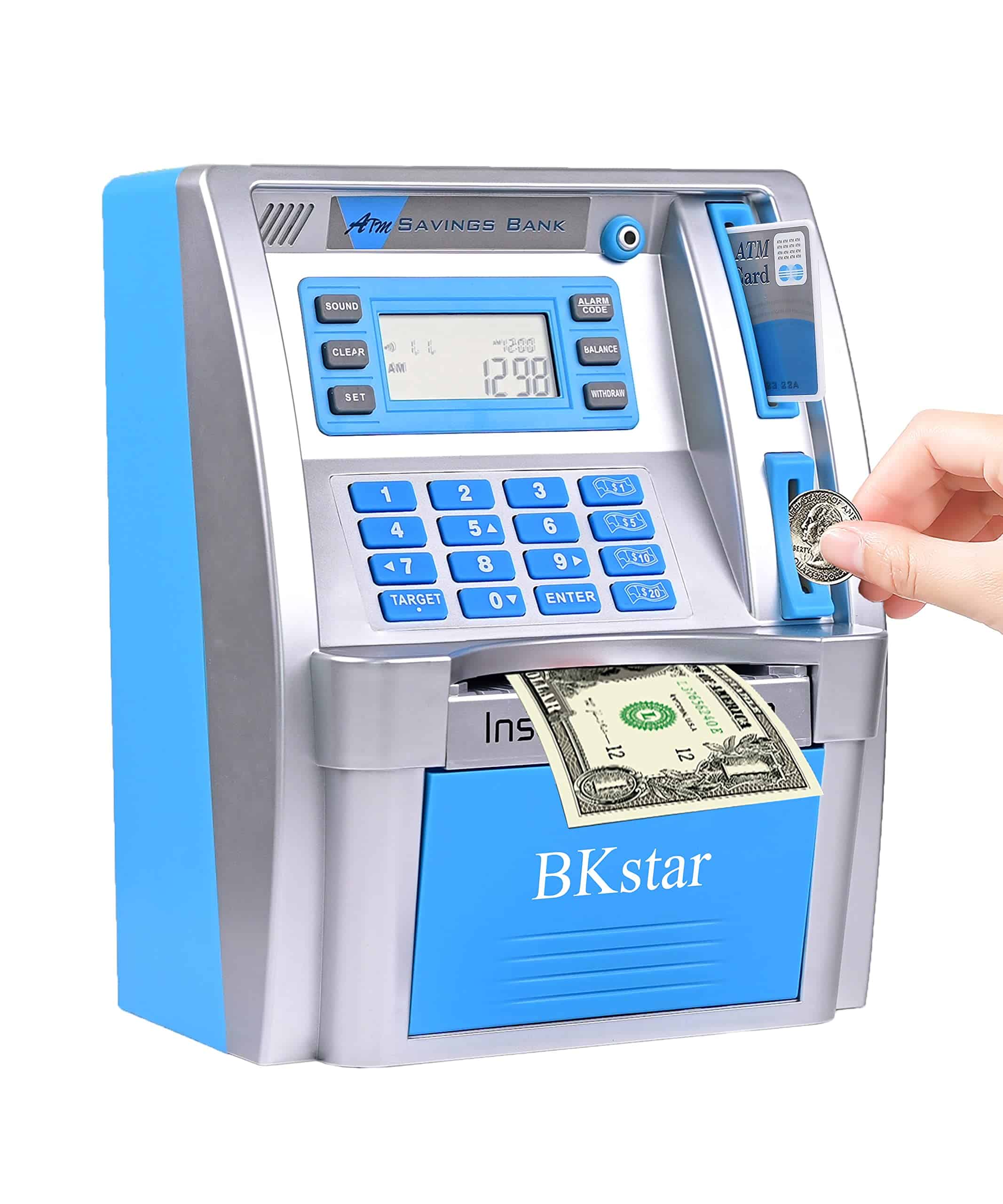 Caja de ahorro ATM de 2024 actualizada para dinero real