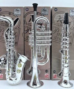 Conjunto de Instrumentos de Juguete Trompeta, Saxofón y