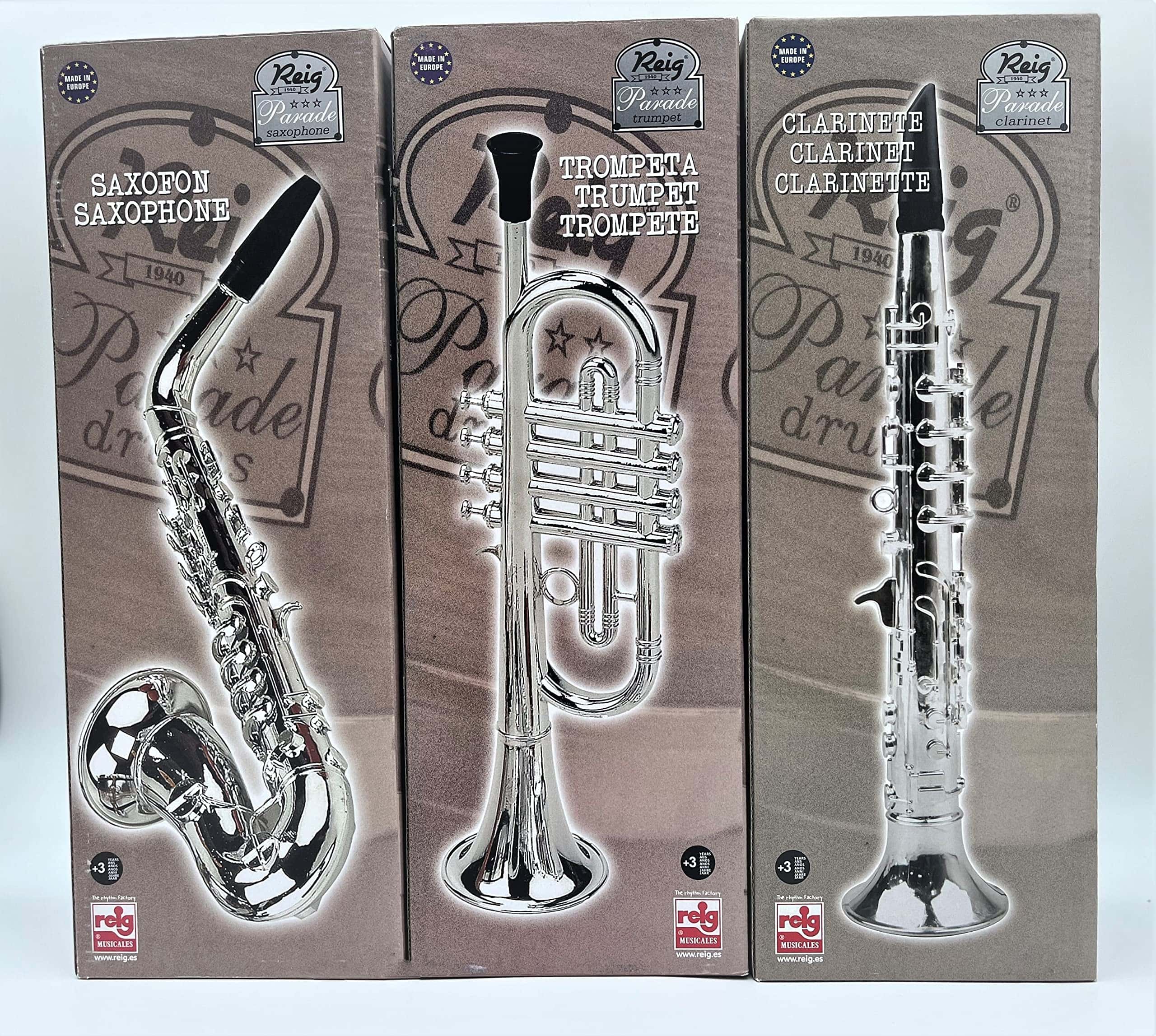 Conjunto de Instrumentos de Juguete Trompeta, Saxofón y - Imagen 3