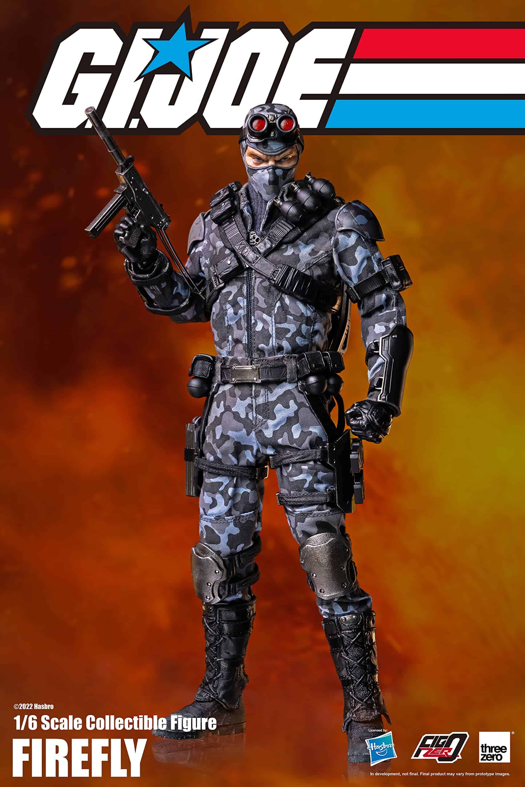 THREEZERO x Hasbro G.I. Joe: Figura de Acción Firefly a - Imagen 4