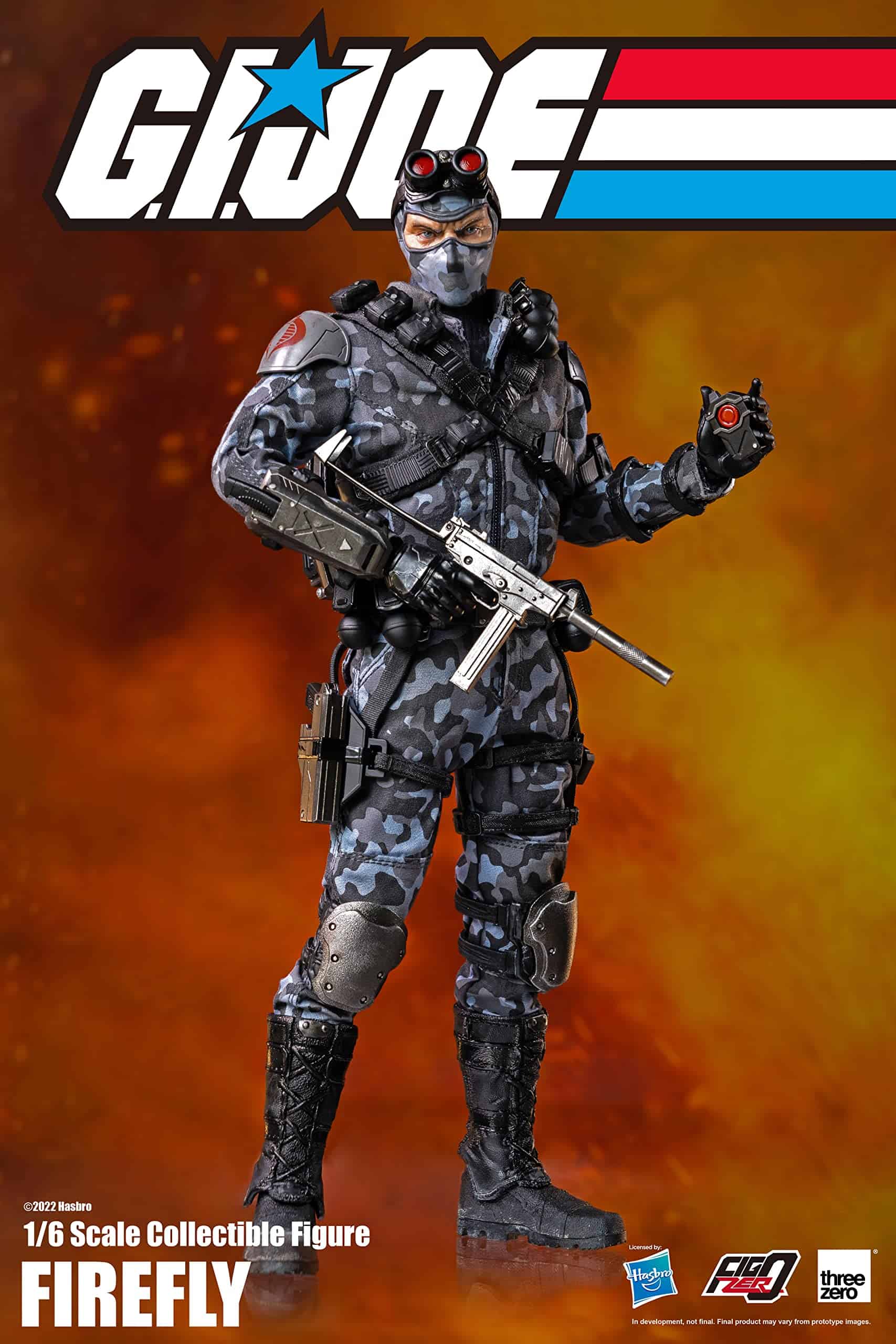THREEZERO x Hasbro G.I. Joe: Figura de Acción Firefly a - Imagen 5